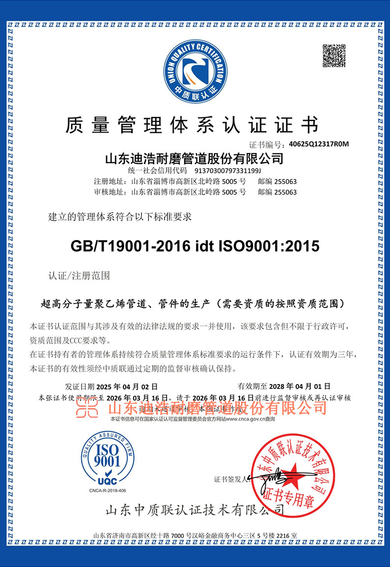 質(zhì)量管理體系